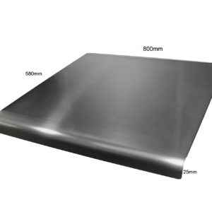 Custom Worktop Saver 800 Wide x 580 Deep x 25mm Round Fold