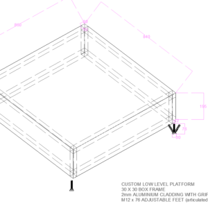 Custom Grippy Box Platform