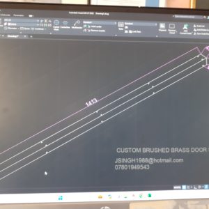 CUSTOM BRASS DOOR SILL