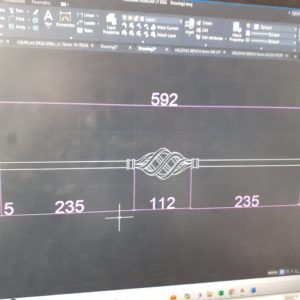BESPOKE DECORATIVE WINDOW BAR Pack of 4