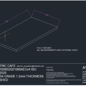 Electric Cafe Custom Table Cover