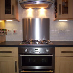 Custom Stainless Steel Splashback